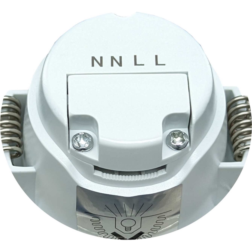 LED indbygningslampe til badeværelse BONO LED/8W/230V 4000K IP65 hvid
