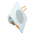 LED indbygningslampe til badeværelse BONO LED/8W/230V 4000K IP65 hvid