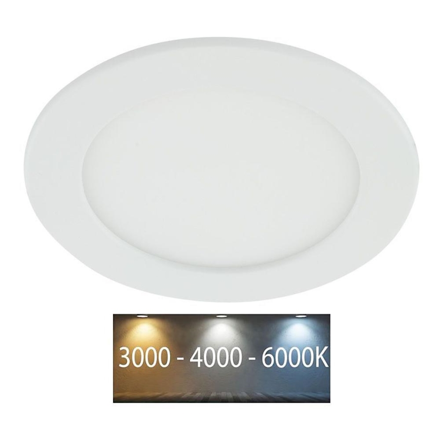 LED indbygningslampe til badeværelse LED/12W/230V 3000/4000/6000K IP44