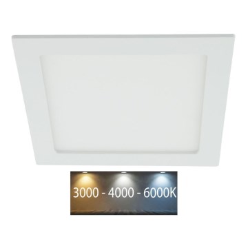 LED indbygningslampe til badeværelse LED/18W/230V 3000/4000/6000K IP44