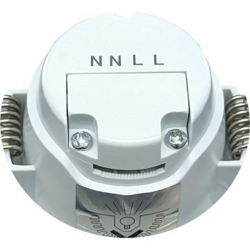 LED indbygningslampe til badeværelse BONO LED/5W/230V 4000K IP65 sort