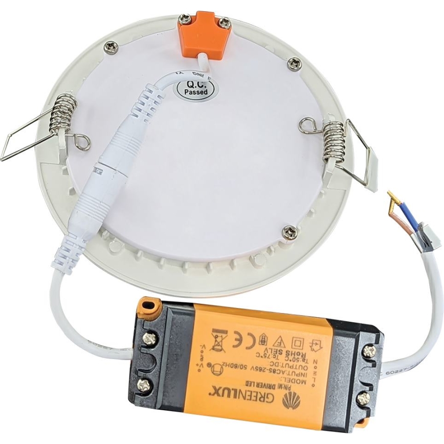 LED indbygningslampe til badeværelse VEGA LED/24W/230V 3800K diameter 29,8 cm IP44 sne hvid