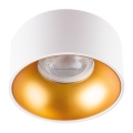 LED Indbygningsspot MINI RITI 1xGU10/25W/230V hvid/guldfarvet