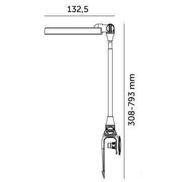 LED Interiørlampe til planter LED/10W/5V 3200K