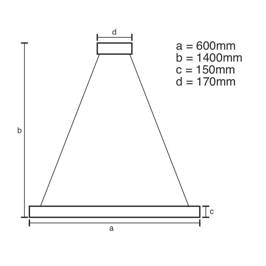 LED krystalpendel dæmpbar LED/40W/230V 3000-6500K + fjernbetjening