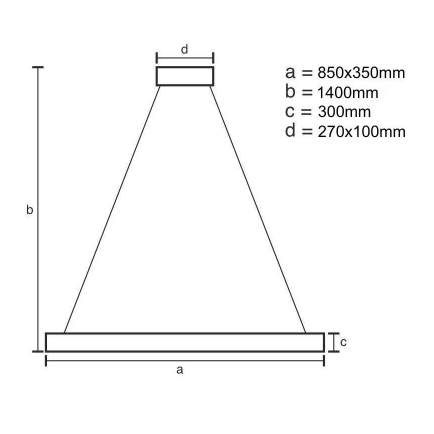 LED krystalpendel dæmpbar LED/90W/230V 3000-6500K + fjernbetjening