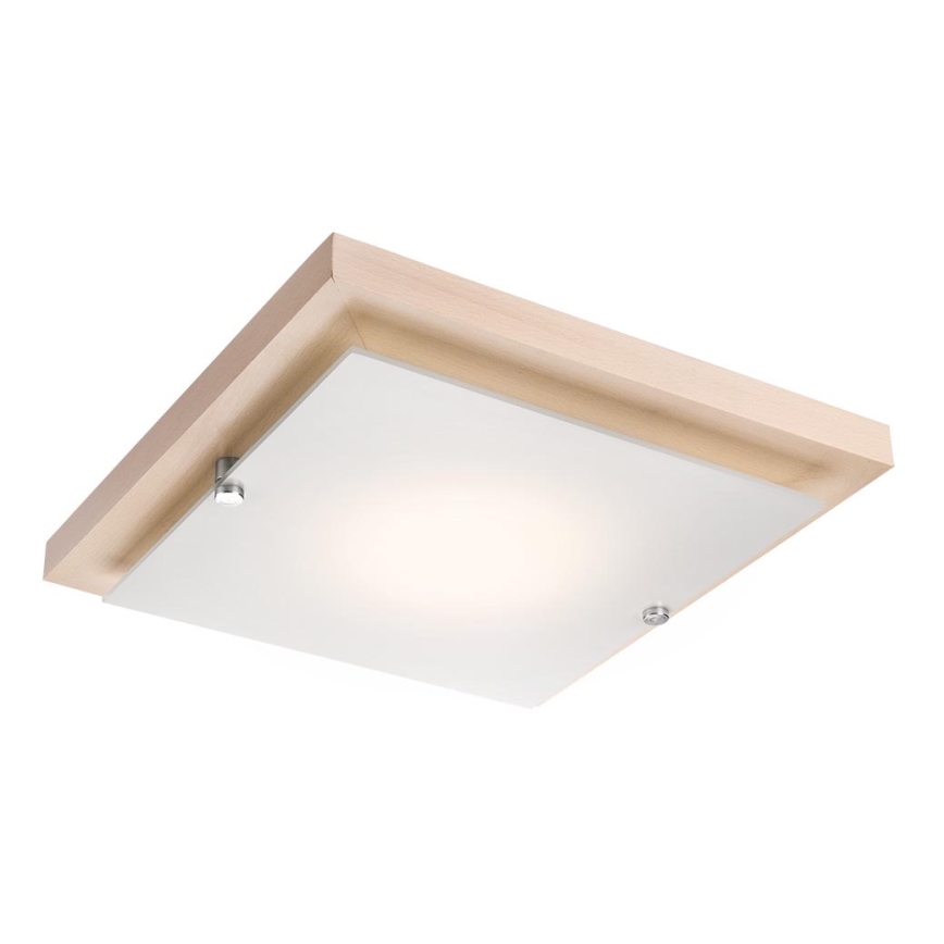 LED loftlampe 1xLED/12W/230V bøg - FSC certificeret