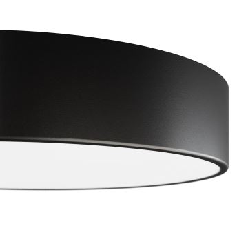 LED loftlampe CLEO LED/96W/230V 3000K diameter 80 cm sort