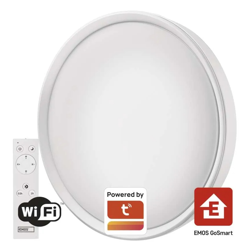 LED loftlampe dæmpbar GoSmart LED/45W/230V diameter 50 cm 2700-6500K Wi-Fi Tuya + fjernbetjening