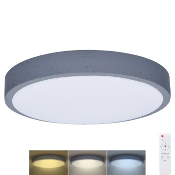 LED loftlampe dæmpbar GREY LED/60W/230V 3000-6500K grå diameter 49 cm + fjernbetjening