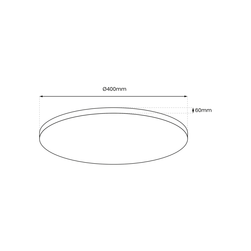 LED loftlampe dæmpbar LAYLA LED/33W/230V 3000/4000/6000K gylden + fjernbetjening