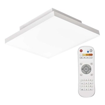 LED loftlampe dæmpbar LED/18W/230V 2700K-6000K firkantet CRI 95 + fjernbetjening