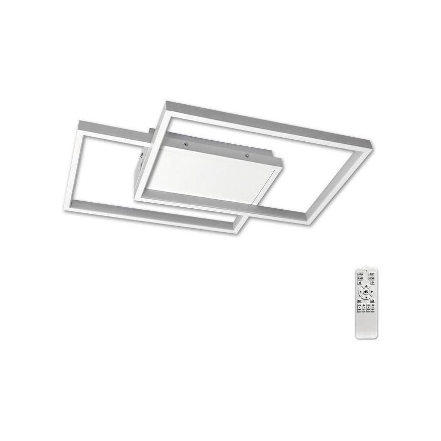 LED loftlampe dæmpbar LED/45W/230V 3000-6500K hvid + fjernbetjening