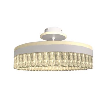 LED Dæmpbar krystal Loftlampe LED/75W/230V 3000-6500K hvid + fjernbetjening