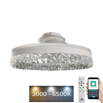 LED loftlampe dæmpbar LED/86W/230V 3000-6500K hvid + fjernbetjening