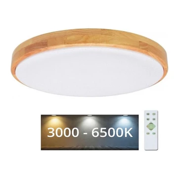 LED loftlampe dæmpbar LENA LED/24W/230V 3000-6500K eg + fjernbetjening