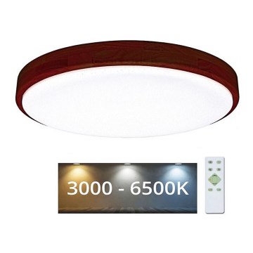 LED loftlampe dæmpbar LENA LED/24W/230V 3000-6500K eg + fjernbetjening
