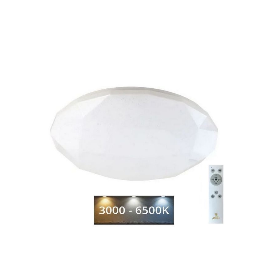 LED loftlampe dæmpbar STAR LED/48W/230V 3000-6500K + fjernbetjening