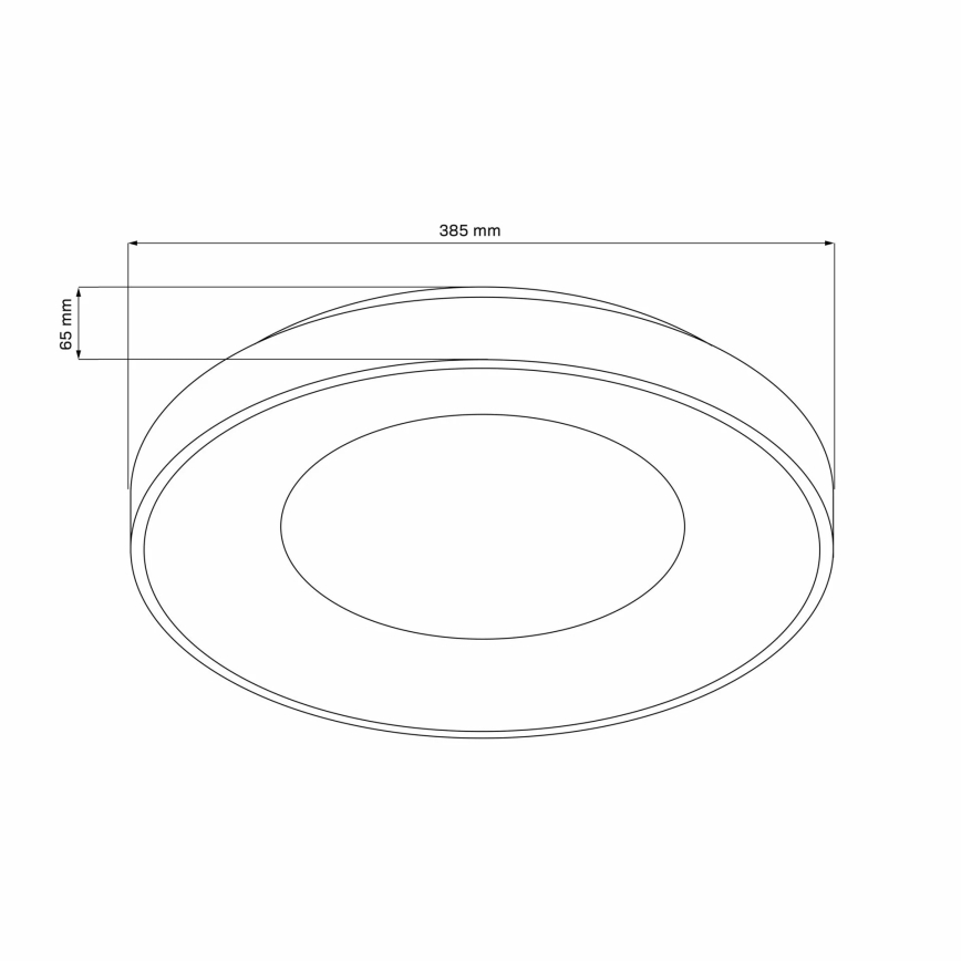 LED loftlampe til badeværelse dæmpbar WITOLD LED/48W/230V 3000-6000K IP44 + fjernbetjening