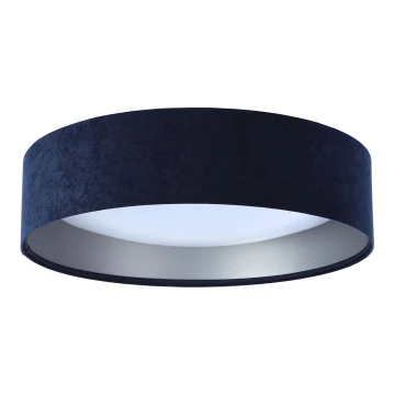 LED loftlampe GALAXY 1xLED/24W/230V blå/sølvfarvet