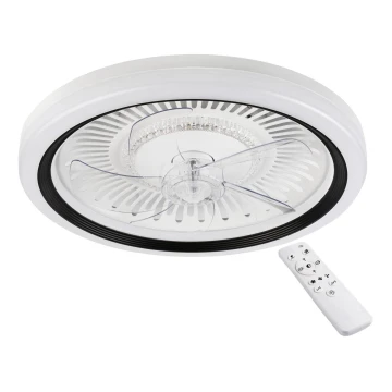 LED Loftlampe med ventilator dæmpbar GEMMA LED/37W/230V hvid + fjernbetjening