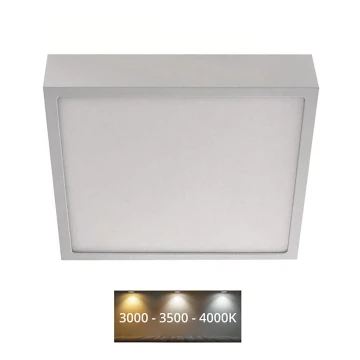 LED loftlampe NEXXO LED/21W/230V 3000/3500/4000K 22,5x22,5 cm hvid