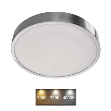LED loftlampe NEXXO LED/28,5W/230V 3000/3500/4000K diam. 30 cm krom
