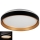 LED loftlampe SOLN LED/17,5W/230V diameter 38 cm sort/guldfarvet