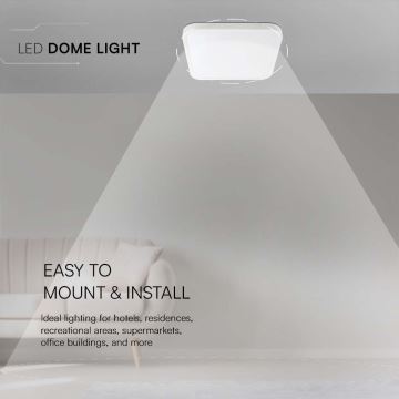 LED loftlampe til badeværelse LED/48W/230V 3000K IP44 hvid