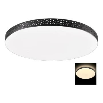 LED loftlampe til badeværelse MOON LED/18W/230V sort IP44