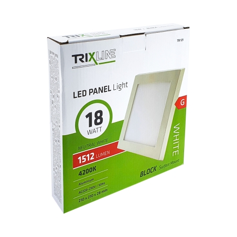 LED loftsbelysning LED/18W/230V 4200K