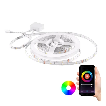 LED lysbånd dæmpbart RGB-farver Wi-Fi + musikfunktion LED/16W/230V 5 m Tuya