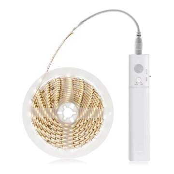 LED lysbånd med sensor 4xAAA 3000K 1m