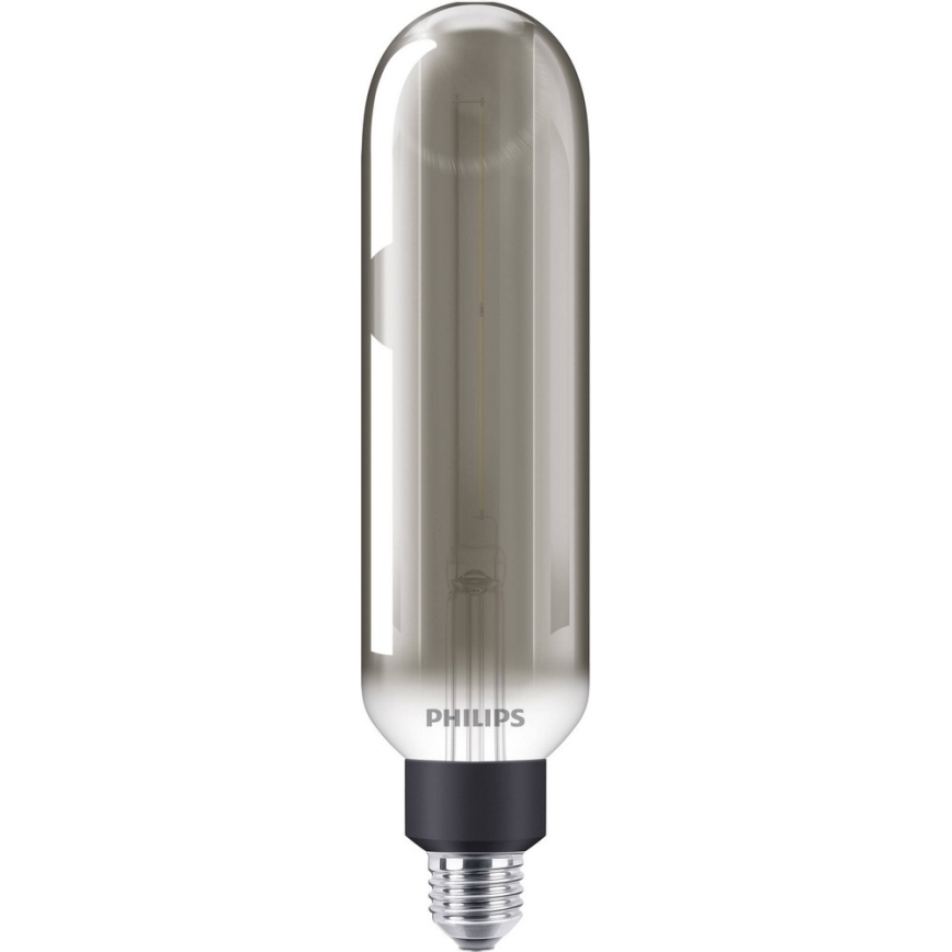 LED lysdæmper pære SMOKY VINTAGE Philips T65 E27/6,5W/230V 4000K