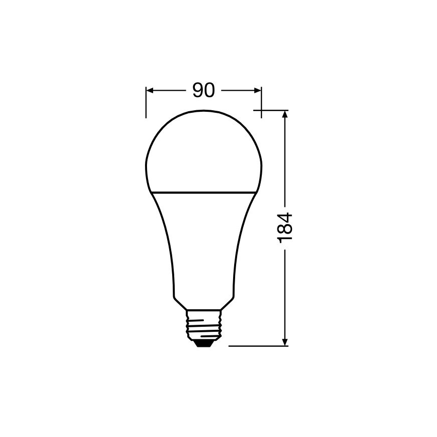 Lampadina LED STAR E27/24W/230V 2700K - Osram