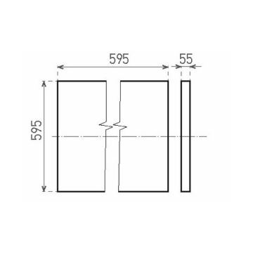 LED panel ILLY UGR LED/36W/230V