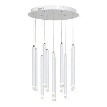 LED pendel ALBA 12xLED/1W/230V hvid