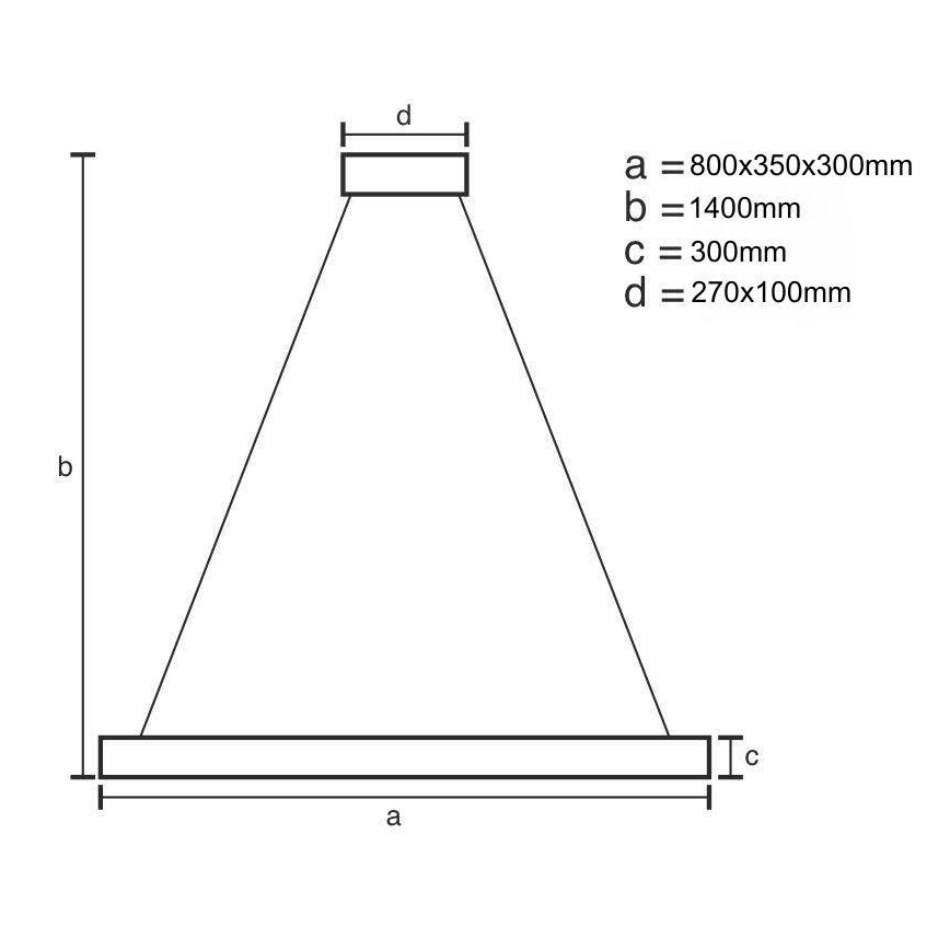 LED krystalpendel dæmpbar LED/100W/230V 3000-6500K guldfarvet + fjernbetjening