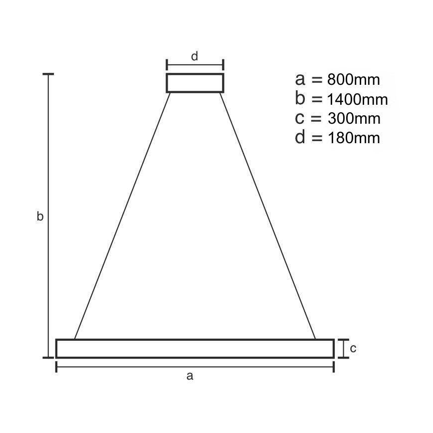 LED krystalpendel dæmpbar LED/110W/230V 3000-6500K guldfarvet + fjernbetjening