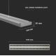LED pendel dæmpbar SAMSUNG CHIP LED/60W/230V 4000K sølvfarvet