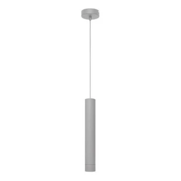 LED pendel TUBA 1xGU10/6,5W/230V grå
