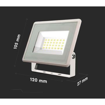 LED projektør LED/20W/230V 3000K IP65 hvid