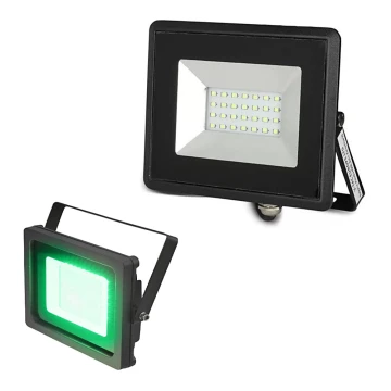 LED projektør LED/20W/230V IP65 grønt lys