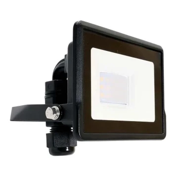 LED projektør m. direkte tilslutning SAMSUNG CHIP LED/10W/230V IP65 6500K sort