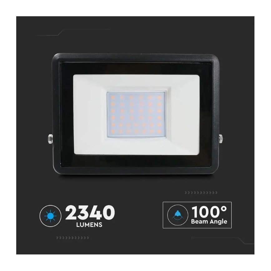 LED projektør med direkte forbindelse SAMSUNG CHIP LED/30W/230V IP65 6500K