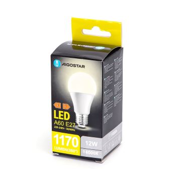 LED-pære A60 E27/12W/230V 4000K - Aigostar