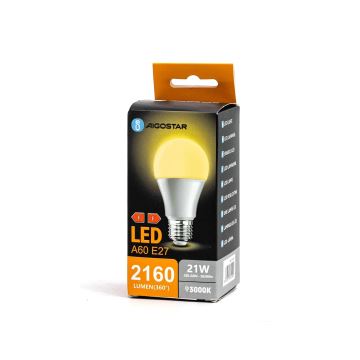 LED-pære A60 E27/21W/230V 3000K - Aigostar