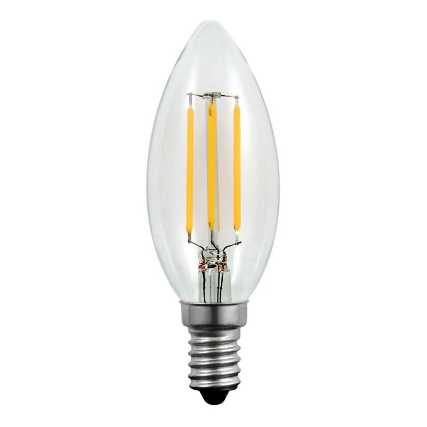 LED-pære C37 E14/4W/230V 3000K