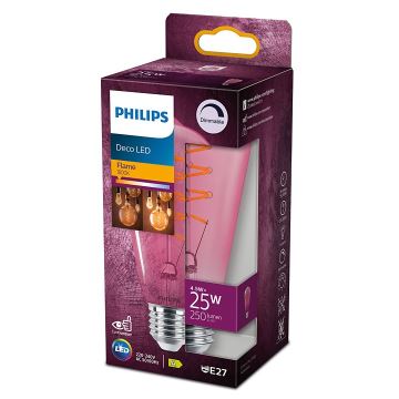 LED-pære dæmpbar DECO Philips ST64 E27/4,5W/230V 1800K