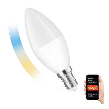 LED-pære dæmpbar E14/5W/230V 2700-6500K Wi-Fi Tuya